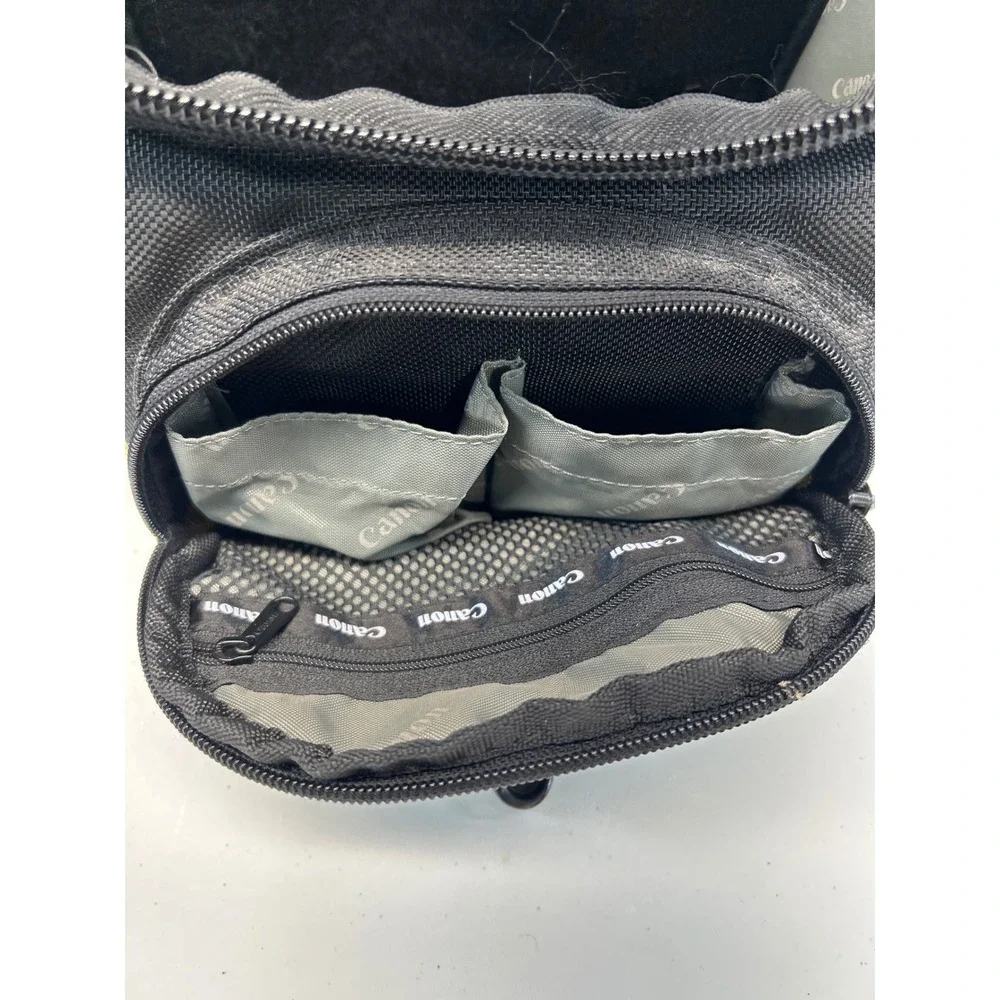 Canon Camera Bag Black Olive Green Padded Waist Belt Case‎ Small Photography